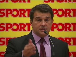 Laporta tilda de "episodio desagradable" la agresión de unos "criminales" a un miembro de seguridad del club