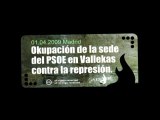 Okupación de la sede del PSOE de Vallecas