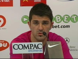 Villa: "La única noticia que conozco es que tengo seis años de contrato"