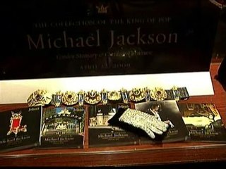 Fetiches de Jackson en el  Hard Rock Café de NYC