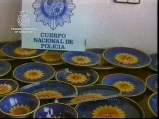 Una vajilla fabricada con 20 kilos de cocaína
