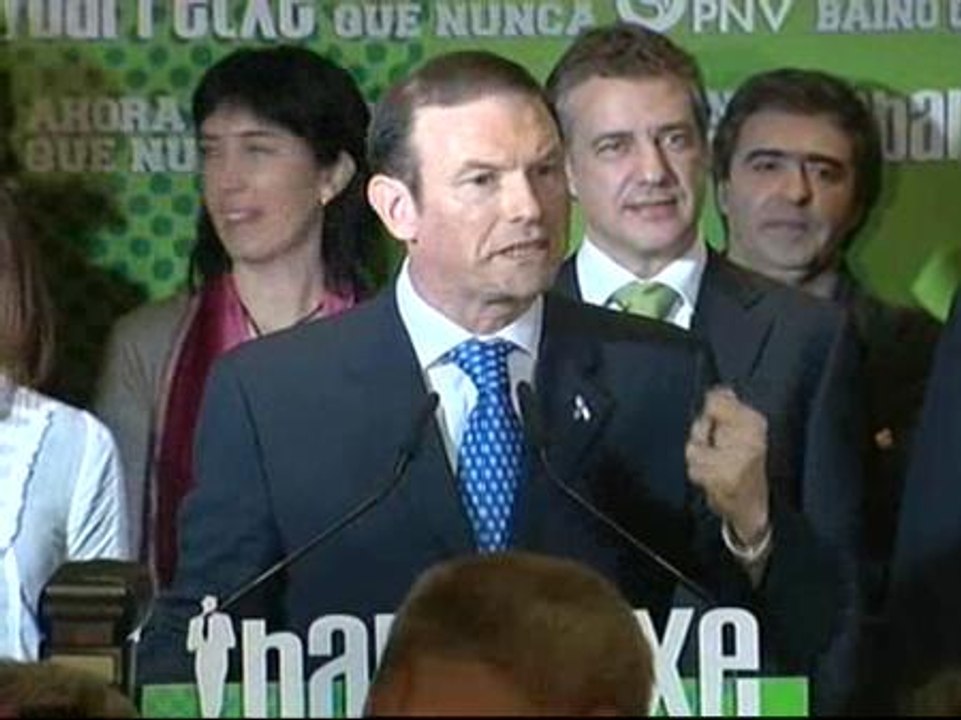 Ibarretxe: "Hablaremos con todos"