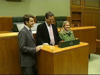 Mari Mar Blanco, en el Parlamento Vasco