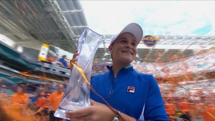 Miami - Tombeuse de Pliskova, Barty décroche son premier titre majeur