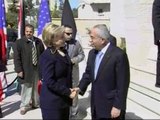 Hillary Clinton respalda en Ramala la creación de un Estado palestino