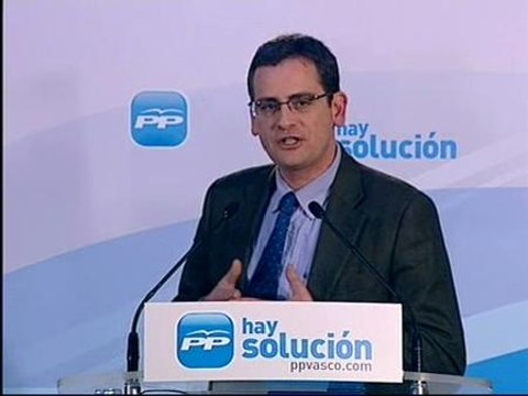 Basagoiti dice que el PNV y el PSE son un matrimonio-lastre