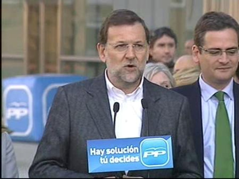 Rajoy pide el voto para Basagoiti