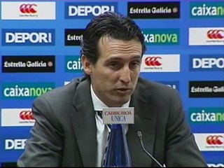 Emery: "El árbitro ha estado más riguroso con nosotros"