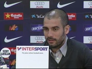 Guardiola: "Será un partido complicado, como el del Espanyol"