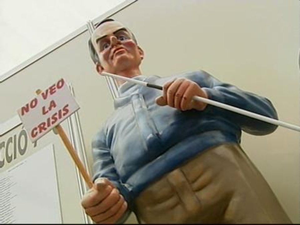 La crisis, pasto de las Fallas