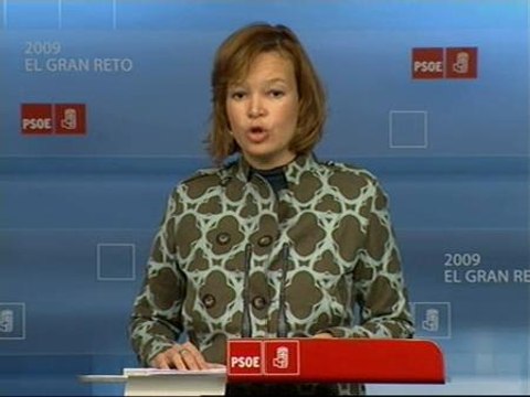 Leire Pajín critica la actitud del PP antes la crisis económica