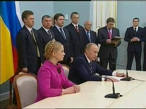 Rusia y Ucrania firman un acuerdo par poner fin a la guerra del gas
