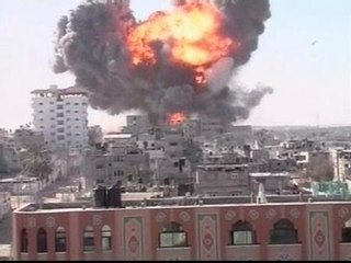 Intenso bombardeo israelí en Rafah