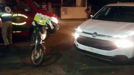 Motociclista é atingido por carro no Bairro Universitário