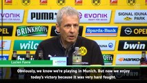 Today we celebrate, tomorrow we focus on Bayern - Favre