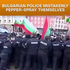 Bulgarian Police Mistakenly Pepper-spray Themselves