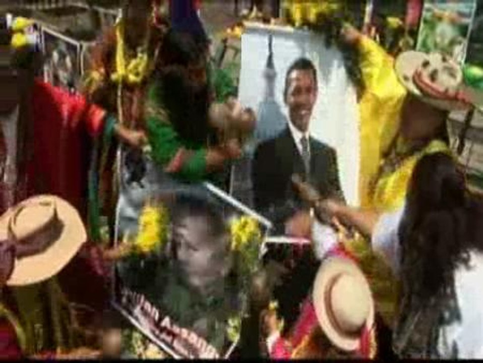 Los chamanes peruanos vaticinan un mal año para Obama