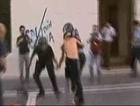 Duros enfrentamientos en una protesta estudiantil en Argentina