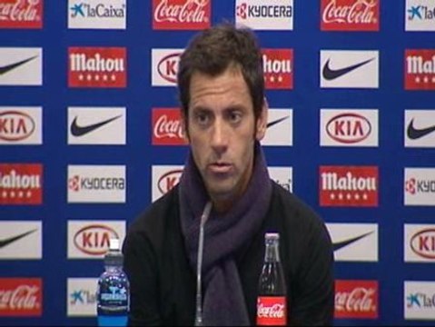 Quique: Con Kun y Forlán en forma somos infinitamente mejor equipo