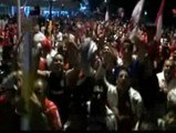 Los aficionados de Independiente celebran por todo lo alto la conquista de la Copa Sudamericana