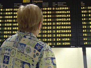 Cerrado gran parte del espacio aéreo español