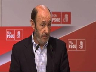 Rubalcaba: "Sé que Tomás va a dar la cara y yo con él"