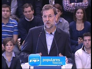 Rajoy:"Ninguna franquicia de ETA se puede presentar a las elecciones"