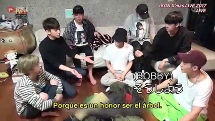 SUB ESP | [VCR] Árbol Humano de Navidad - iKON X'MAS LIVE 2017
