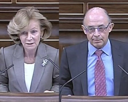 Salgado y Montoro, reproches por los PGE