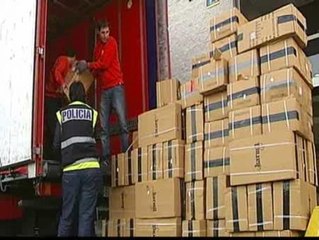 Golpe a una red de falsificación de calzado en Elche