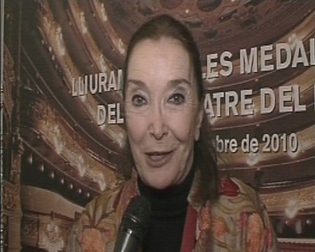 Nuria Espert recibe la medalla de oro del Liceu