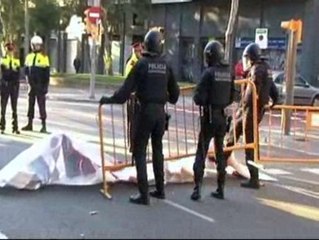 Okupas contra policía