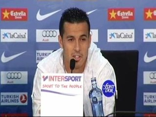 Pedro: "Es un privilegio tener a Messi como compañero"