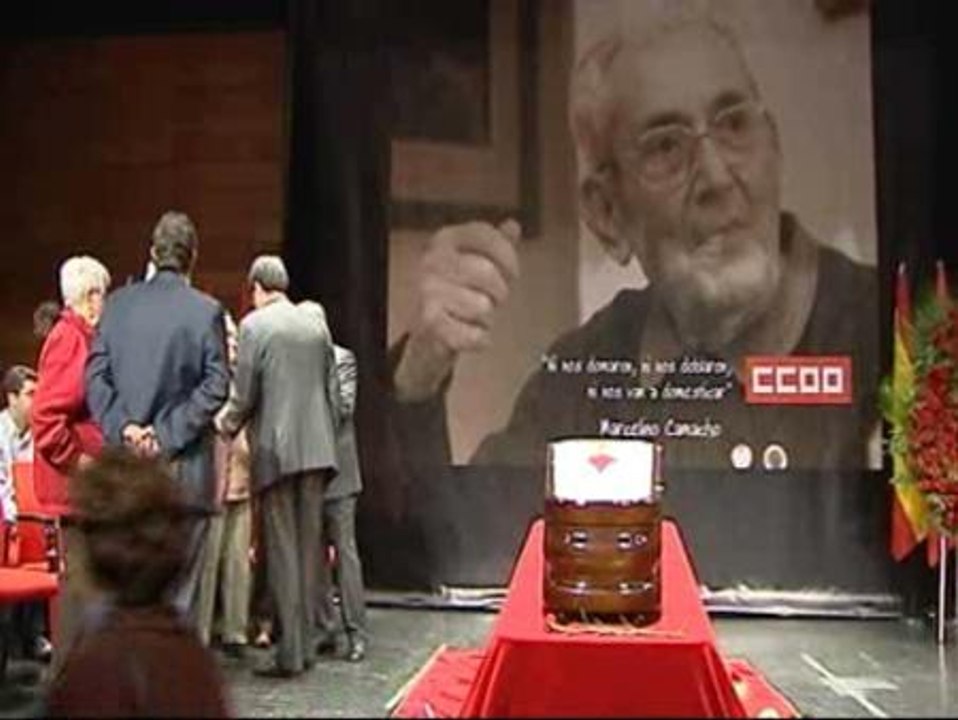 La capilla ardiente de Marcelino Camacho abre sus puertas