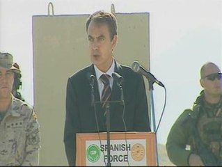 Zapatero: "No estamos en Afganistán para quedarnos"