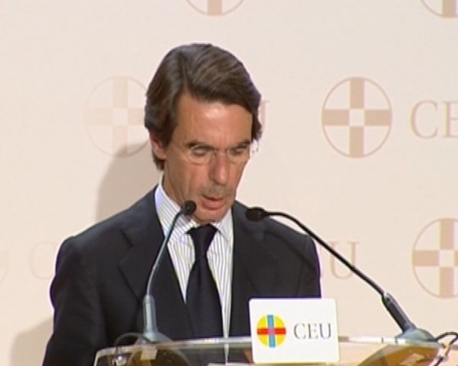 Aznar se opone a la legalización de Batasuna