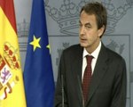 Zapatero traslada su gratitud a los ministros salientes