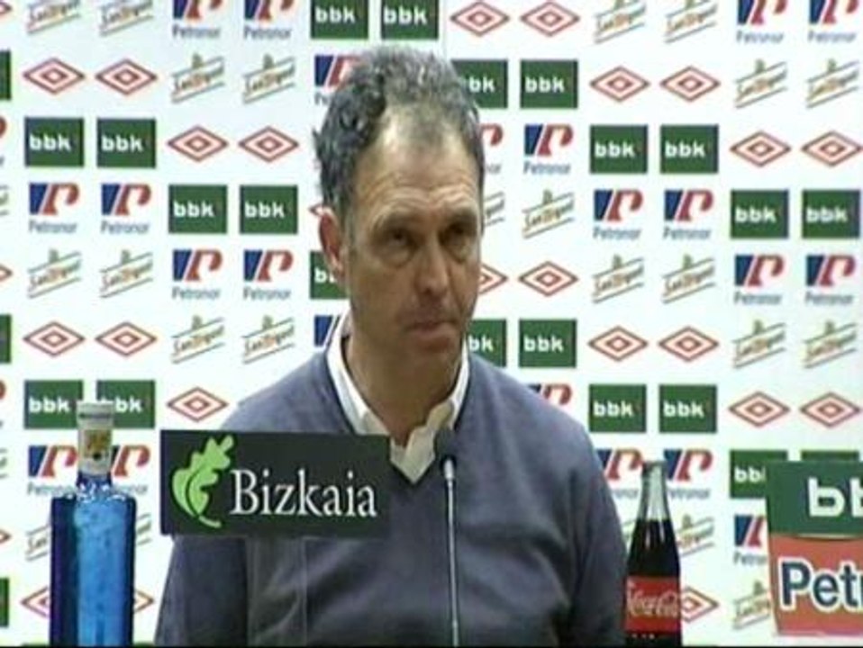 Caparrós: "Nos ha faltado continuidad en el segundo tiempo"