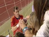 'La Roja' entrena en Las Rozas arropada por cientos de seguidores