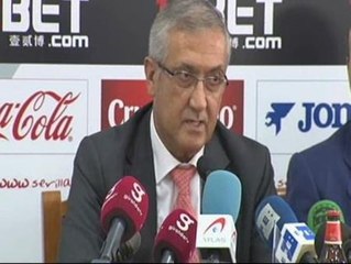 Manzano: "No soy el mago de Oz, pero el Sevilla será un equipo ganador"