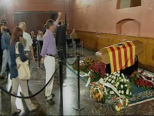 Los aragoneses se despiden de Labordeta