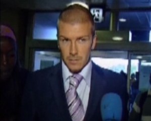 David Beckham, víctima de un marido celoso