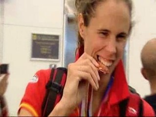 Las heroínas del Basket llegan a casa