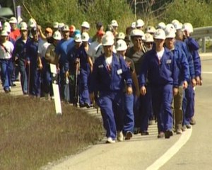 Mineros marchan por el futuro del carbón