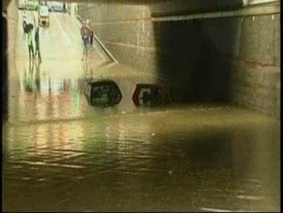 La lluvia inunda Cataluña