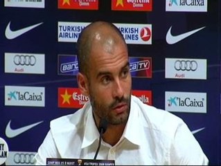 Guardiola: "Soy entrenador del Barcelona, no de un jugador"