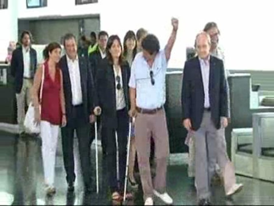 Los cooperantes españoles ya están en Barcelona