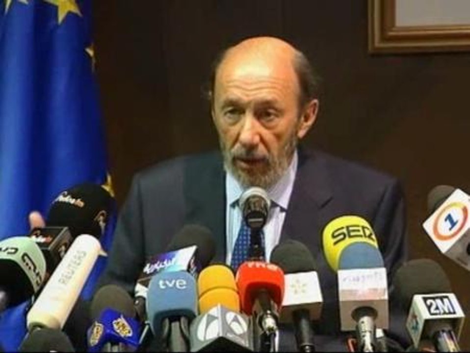 Rubalcaba dice que han "aprovechado" los incidentes de Melilla para "reforzar la cooperación" con Marruecos