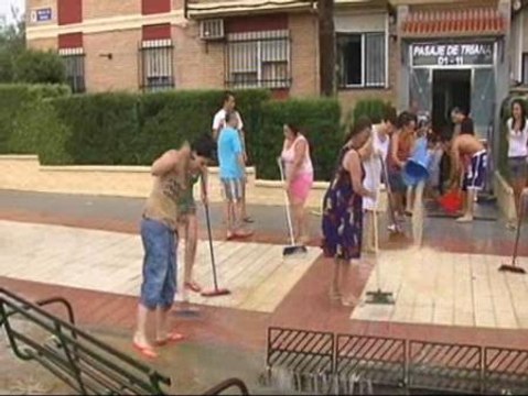 Más de 200 incidencias en Sevilla en una hora por las lluvias