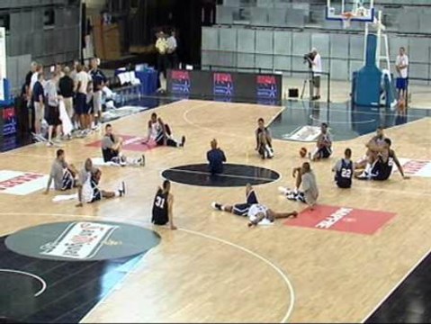 Primer entrenamiento de Estados Unidos en suelo madrileño